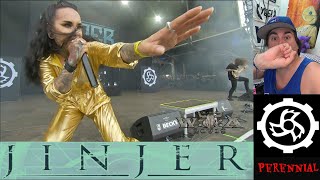 JINJER - Perennial "Official Live Video" Wacken 2019 (LED Reacts...THE ENERGY ON STAGE WOW!!!)