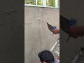 Plasting cement by hand without machine 