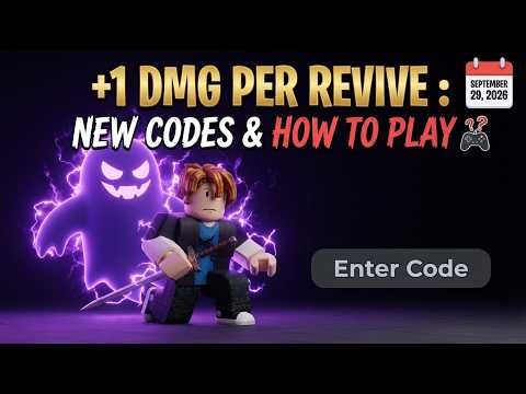 3 NEW CODES &amp; HOW TO PLAY | +1 DMG Per Revive ROBLOX (September 29, 2026)