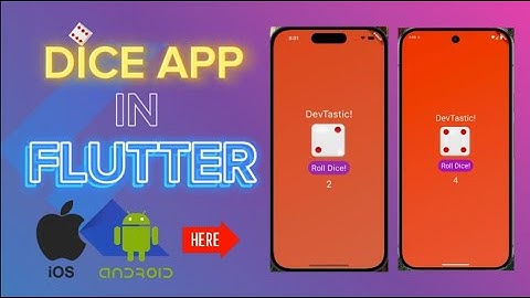 Create DICE application in FLUTTER!!! Visual Studio Code on MacOS | Flutter | Dart