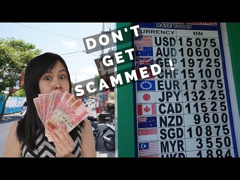 Video: Dinero y cambistas en Bali, Indonesia