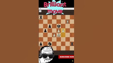 Checkmate in 1 move | Brilliant move | #chess #chesscom #shorts
