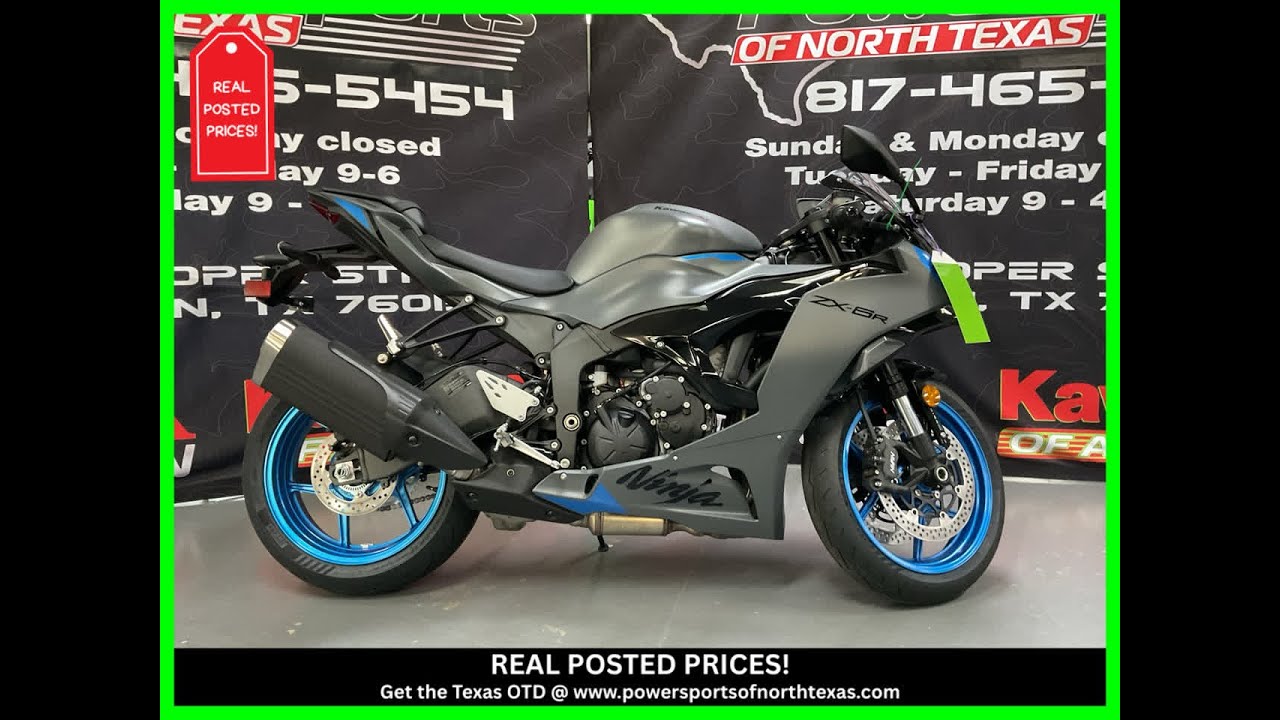New 2026 Kawasaki Ninja ZX6R Base | Powersports of North Texas