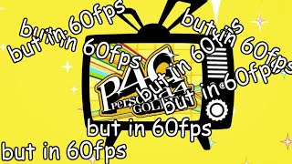 Persona 4 Golden: Shadow World Opening [60FPS w/ Optical Flow]