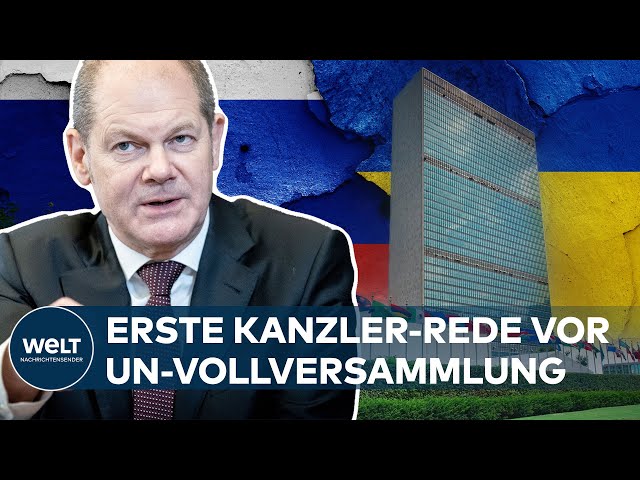 aktuell - Rede von Scholz vor UN-Vollversammlung