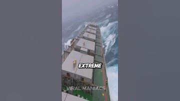 Ever Wondered Why Big Ships Never Sink In Storms With Monster Waves #shorts