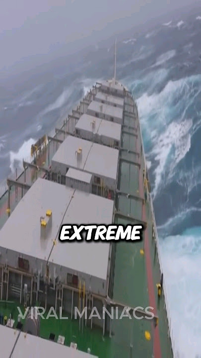 Ever Wondered Why Big Ships Never Sink In Storms With Monster Waves #shorts