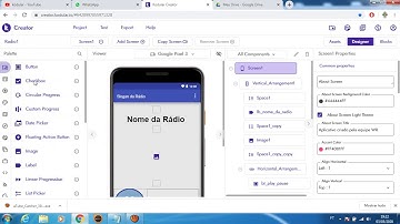 WEB RÁDIO FUNCIONANDO EM SEGUNDO PLANO....OK