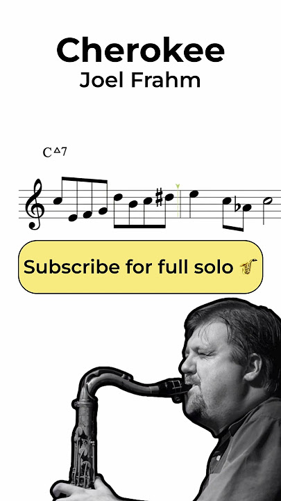 Joel Frahm - Cherokee Live - Tenor Sax Solo (part 1) #jazz #saxophone #greatsolos #transcription