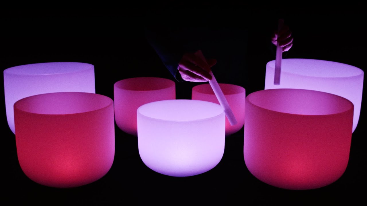 Crystal Singing Bowls Healing Sound Bath - Clear Blocked Energy - 432Hz ...