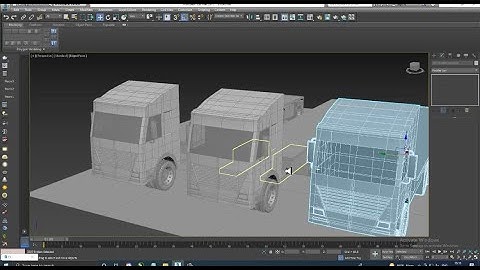 3DsMax Tutorials, Tutorial on 3D Modeling a Low Poly Truck in 3dsmax (Part 3)