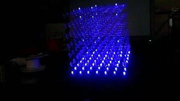 Test - Full 7x7x7 LED Cube - Board B