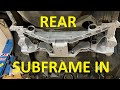 Volvo 850 T-5R AWD Swap - Rear Subframe Brackets