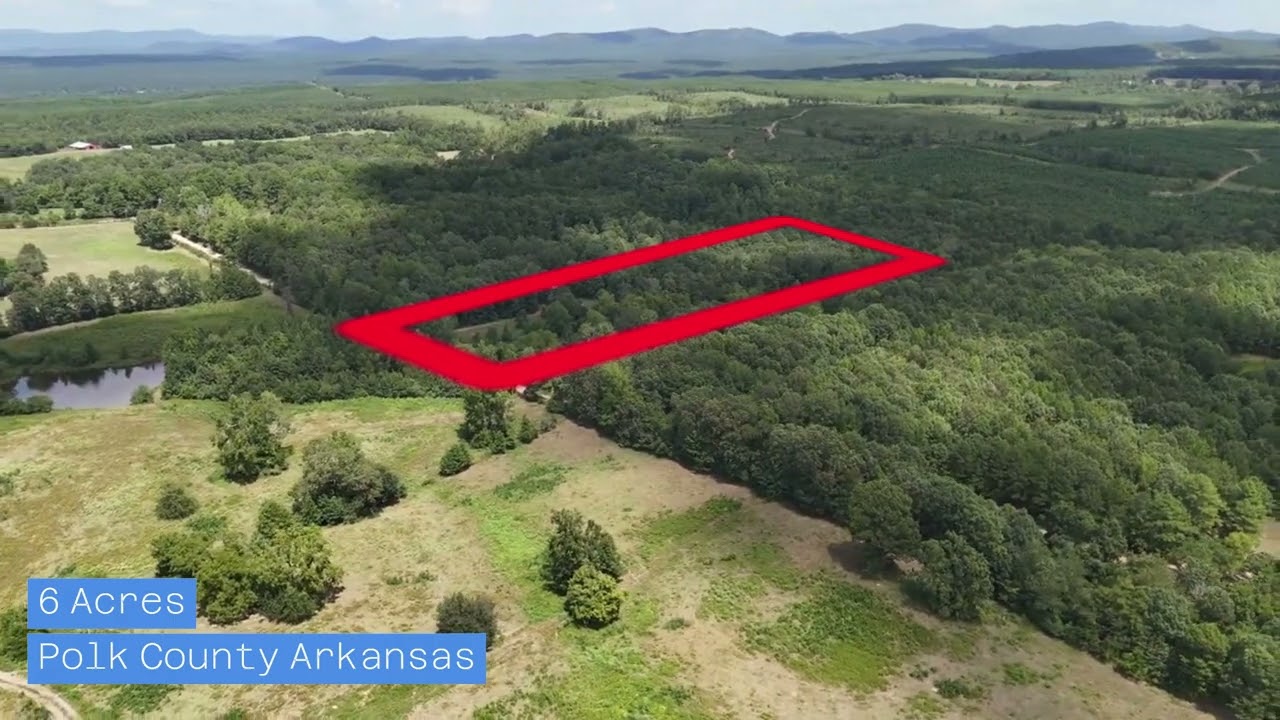6 Acres For Sale in Polk County Arkansas!