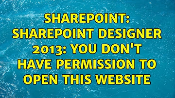 Sharepoint: SharePoint designer 2013: you don