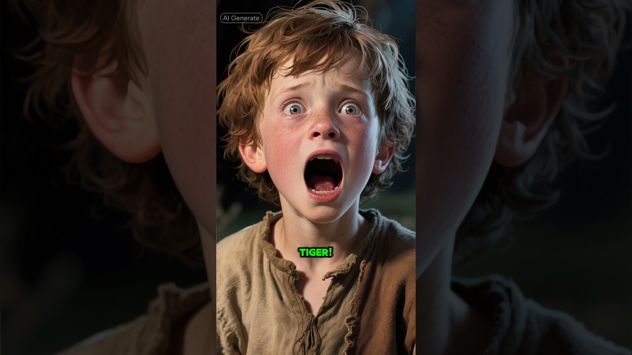 The Lying Shepherd 🐑🐅 | Truth & Trust Moral Story | AI World 