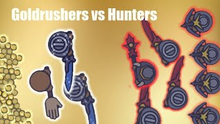 MooMoo.io: Goldrushers vs. Hunters