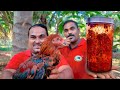 Country Chicken Pickle | Nattu kozhi Oorugai Village Style Cooking | World Food Tube