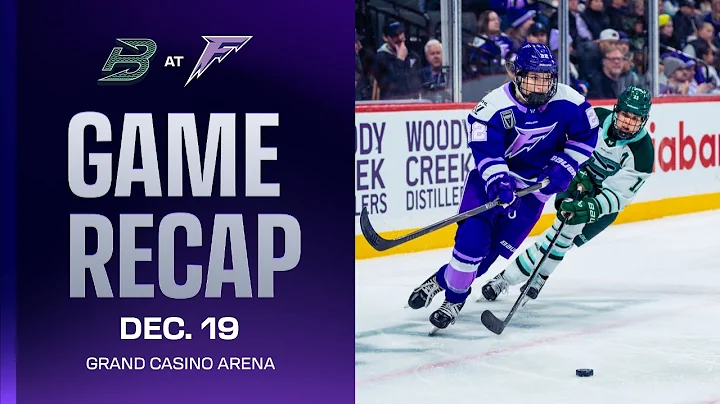 GAME RECAP | Boston at Minnesota | December 19, 2025