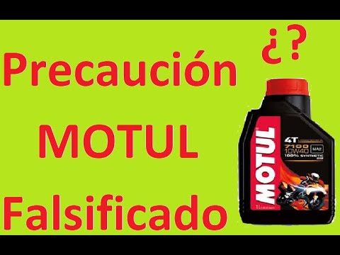 Motul Falcificado Vs Original 