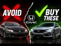 The WORST Honda Civic Years to Buy in 2026 (And the Best Ones)