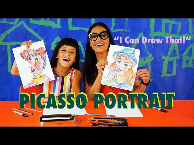 How To Draw A Picasso Portrait I Can Draw That Youtube