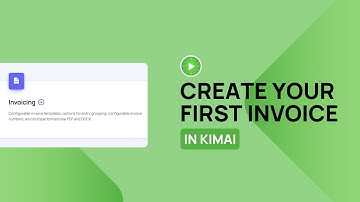 Creating your first invoice in Kimai