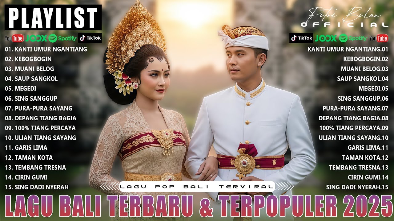 Lagu Bali Terbaru 2025 - Top Album Lagu Bali Trending & Terbaik Saat Ini || Putri Bulan Official