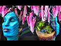 Diorama Neytiri from Avatar: How to make head with plants