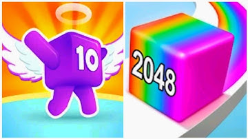 Level Up Numbers vs Jelly Run 2048 - All Level Gameplay Walkthrough (Freepya, New Update)