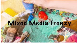 Mix Media Frenzy - Hello Am I.....