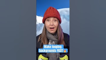 Create Seamless Looping Backgrounds in Seconds #shorts #descript #ai