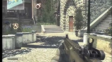 MW3 Map Pack Piazza Survival Mode Gameplay Part 2