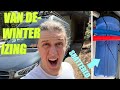 I&#39;M BACK!!! De-Winterizing Camper Van After COLD Winter ❄🧊🥶🌨