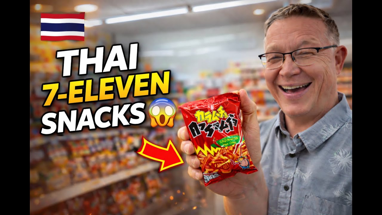 Thailand Snack ASMR, THAI 7-ELEVEN SNACKS 😱. Thailand Snacks to Try - Eating ASMR Sweet Food Video