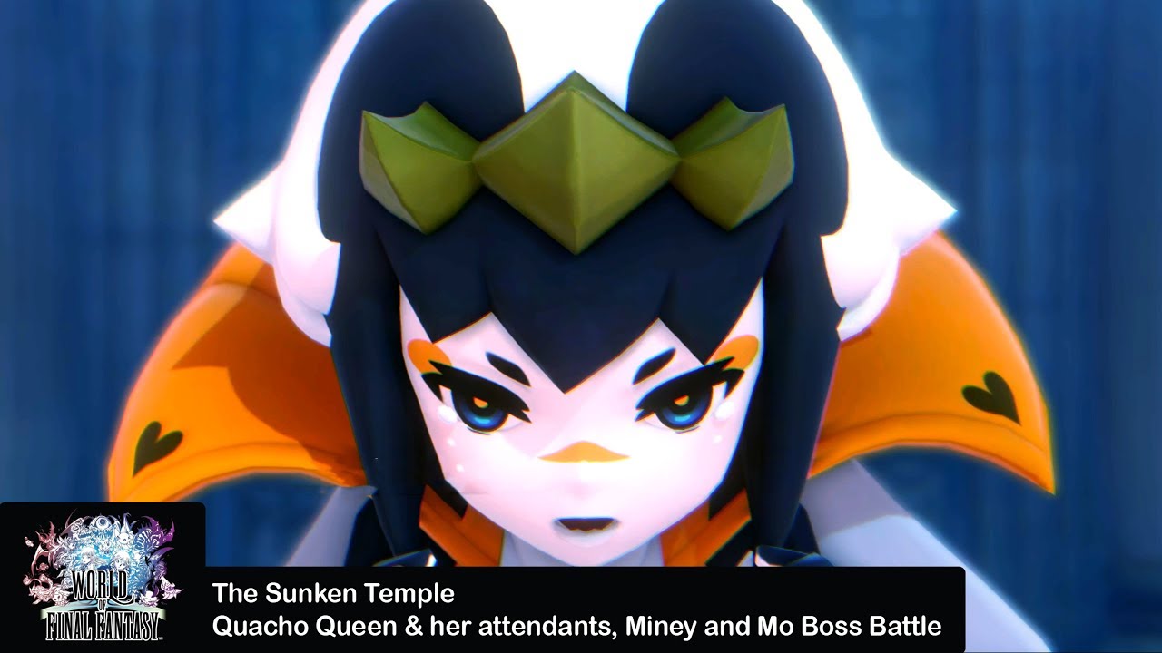 World Of Final Fantasy - The Sunken Temple Quacho Queen Battle + Trophy Guide