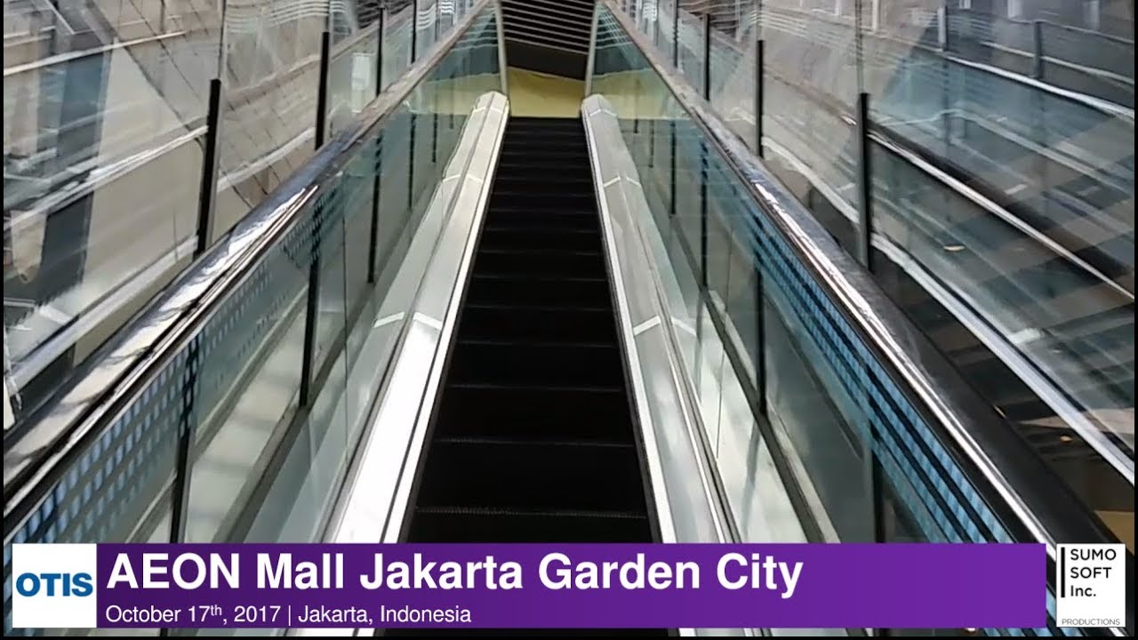 Brand New Otis Single File Escalator At Aeon Mall Jakarta Garden