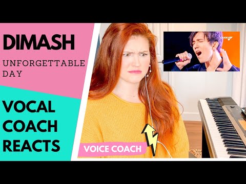 DIMASH "Unforgettable Day" GAKKU concert — VOCAL COACH REACTS