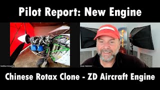 Clone Wars! 1st Customer installed Rotax 'Clone' ZD Aircraft Engine  Zenith CH701  MMATT Channel