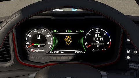 Euro Truck Simulator 2 Scania S dashboard computer 1.4 for 1.37 ONLY