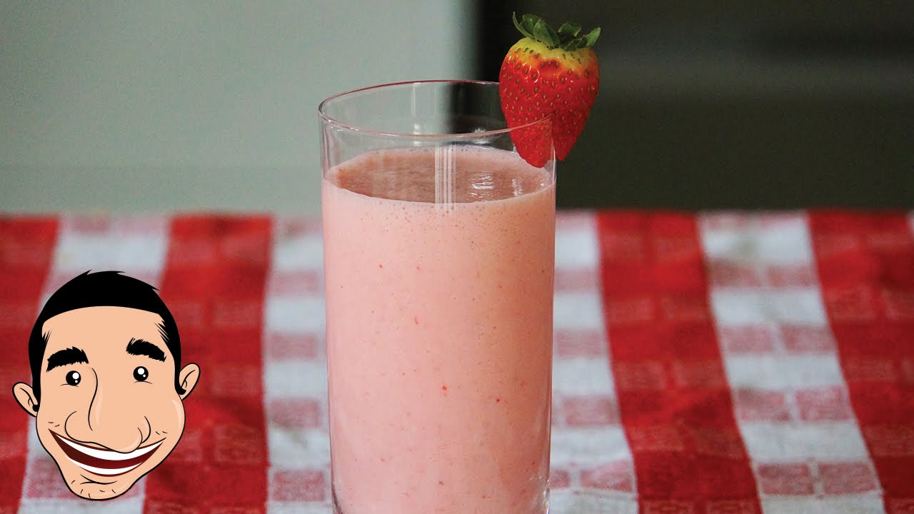 Strawberry Banana and Raspberry Smoothie with Ice Cream | Vincenzo