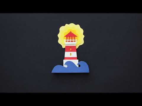 Lighthouse | loop stop motion animation