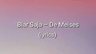Download Mp3 Biar saja - De Meises (Lyrics) Gudang lagu Download Mp3 Biar saja - De Meises (Lyrics)