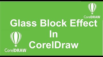 Glass Block Effect In CorelDraw