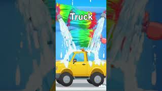 Vehicles wash Song | Cleaning up| Learn Vehicle names in English |Learn English with#kidssongs