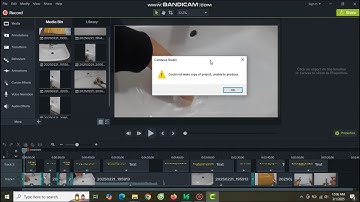Fix lỗi camtasia 9 báo could not make copy of project unable to produce khi xuất video