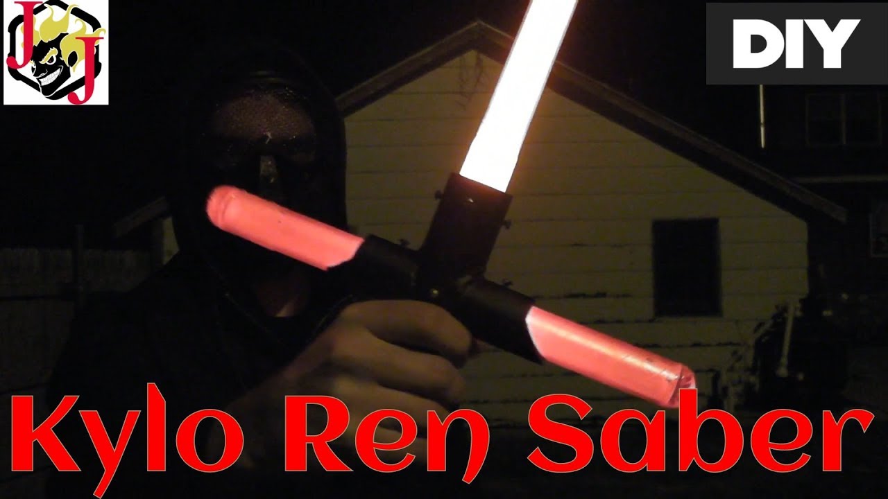 STAR WARS DIY Kylo Ren Combat Lightsaber  Pt1