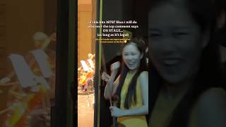 Doing The Top Comment On Stage