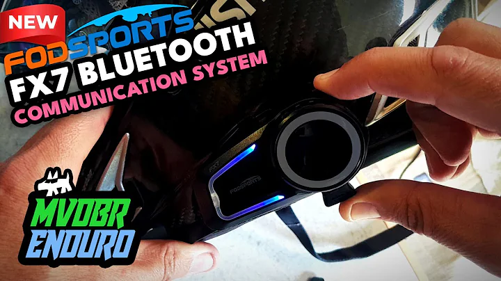 Fodsports FX7 Bluetooth Helmet Communication System - Features & Audio Test