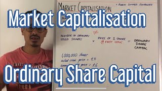 Market Capitalisation & Ordinary Share Capital - A Level Business